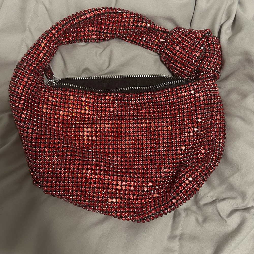 Red Rhinestone Bag - Madison West
